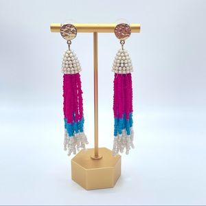 Beaded Tassel Earrings